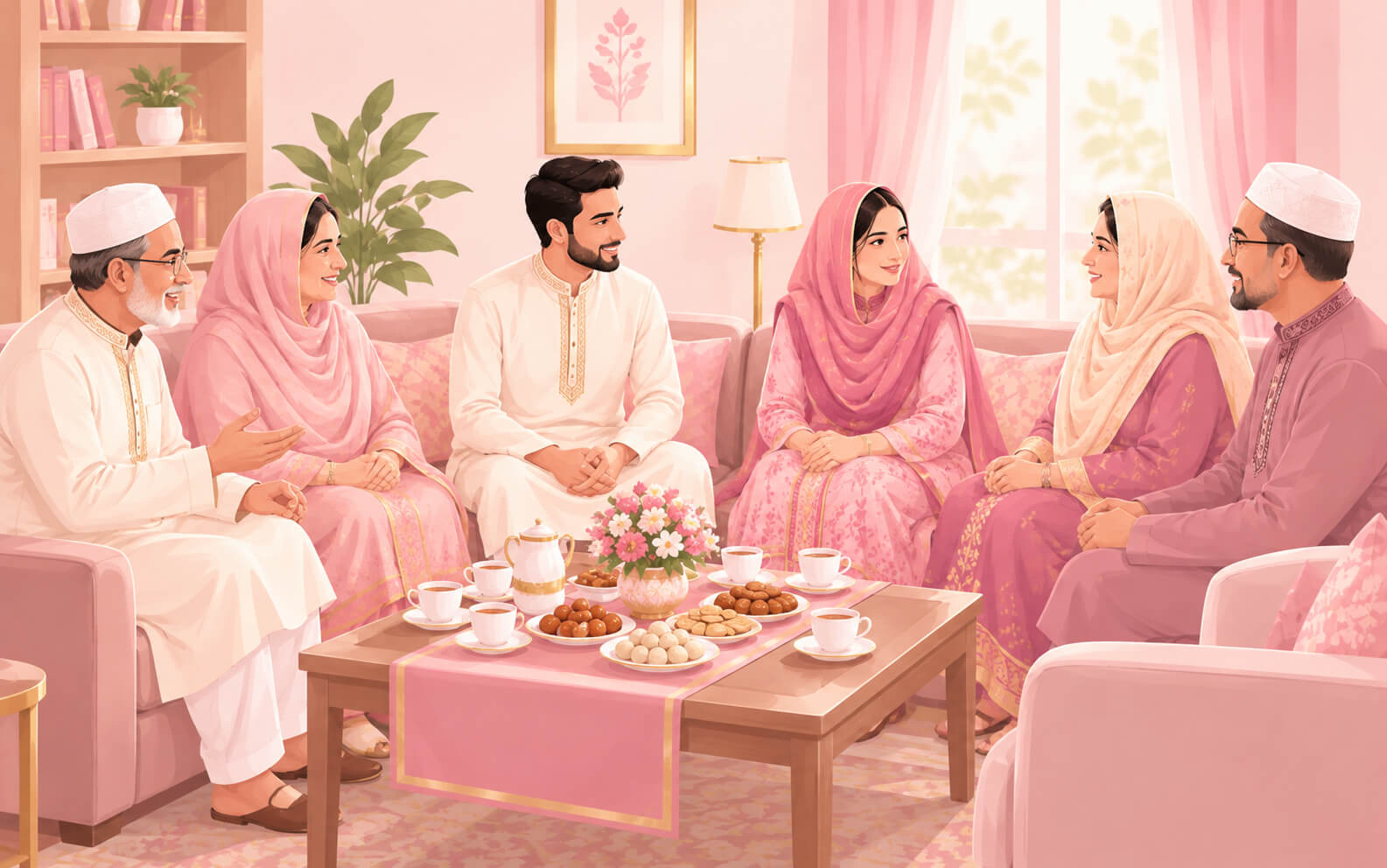 দুই পরিবারের পারিবারিক সাক্ষাৎ